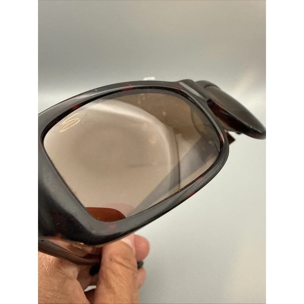 Serengeti Alba Authentic Polarized  Brown Tortoise 🔥 Wrap Sunglasses Vintage